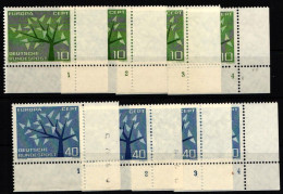 BRD 383-384 Postfrisch FN 1-4 #JB692 - Autres & Non Classés