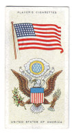 FL 10 - 46-a U.S.A. National Flag & Emblem, Imperial Tabacco - 67/36 Mm - Objetos Publicitarios