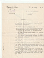 59-Banque De France...Service Des Titres....Solesmes...(Nord)...1963 - Banco & Caja De Ahorros