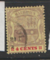 Mauritius 1900  SG 141  4c Fne Used - Mauricio (...-1967)