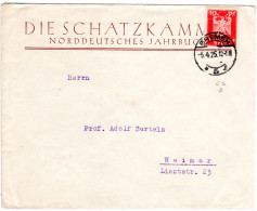 DR 1926, 10 Pf. M. Perfin Auf Firmenumschlag V. Bremen. - Autres & Non Classés