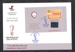 Palestine 2022- FIFA World Cup,Qatar 2022 FDC - 2022 – Qatar