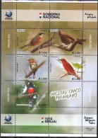 Paraguay 2018 Birds Of The Chaco Region Stamp MS/Block MNH - Paraguay