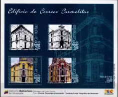 Venezuela 2014 Carmelitas Central Post Office Stamp MS/Block MNH - Venezuela