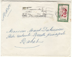 MOROCCO 1956 LETTER  SENT TO RABAT - Marruecos (1956-...)