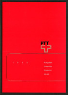 Livret Annuel Des Timbres Suisses, Oblitérées - 1990 - Usati
