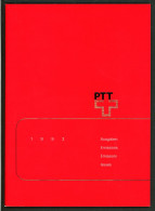 Livret Annuel Des Timbres Suisses, Oblitérées - 1992 - Gebruikt