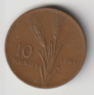 TURKEY 1964: 10 Kurus, KM 891 - Türkei