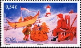 St. Pierre & Miquelon - 2007 - Christmas - Mint Stamp - Nuevos