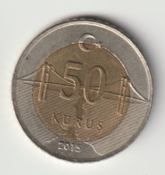 TURKEY 2015: 50 Kurus, KM 1243 - Turquia