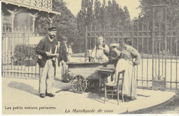 COPIE DE CARTE POSTALE ANCIENNE LA MARCHANDE DE COCO - Marchands Ambulants
