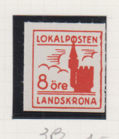 Zweden Lokale Zegel Cat. Facit Sverige 2000 Private Lokaalpost Landskrona 3B - Lokale Uitgaven