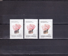 SA04 Argentina 1987 Flowers Of Argentina Mint Stamps - Usati