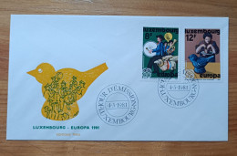 LUXEMBURGO EUROPA CEPT 1981 FDC/SPD MNH - FDC