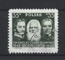 Poland 1948 Centenary Revolution 1848 Y.T. 511 (0) - Used Stamps