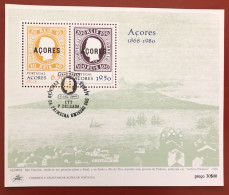 Azores Series: Evocation Of The 1st Issue Of The Azores - 1980 - Açores