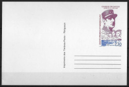 SAINT PIERRE ET MIQUELON - GENERAL DE GAULLE - ENTIER POSTAL N° 30-CP - Postal Stationery