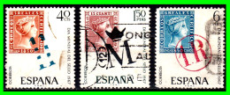 ESPAÑA.-  SELLOS AÑOS 1967 -. DIA MUNDIAL DEL SELLO .- SERIE .- - Gebraucht