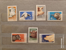 1962	Romania	Animals (F88) - Unused Stamps