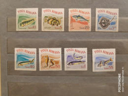 1964	Romania	Fishes (F88) - Unused Stamps