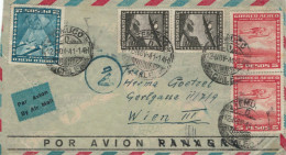Temuco 1941 > Goetzel Wien - Zensur Ab - Flugpostmarken - Gebühr 12,60 - Cile