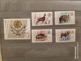 1965	Romania	Animals (F88) - Unused Stamps