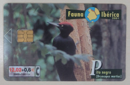 Spain. Telefonica. Fauna Iberica. B-094. Pito Negro. - Werbekarten