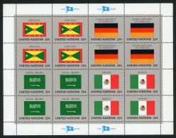 ONU NY Flag Series 1985 MNH Complete Set - Nuevos