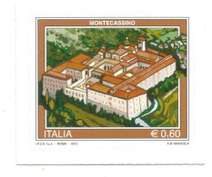 (REPUBBLICA ITALIANA) 2012, TURISMO ITALIANO, MONTECASSINO - Francobollo Nuovo MNH - 2011-20:  Nuevos