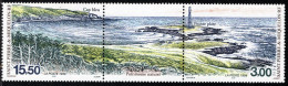 St. Pierre & Miquelon - 1998 - Natural Heritage - Cape Bleu And P. Plate Lighthouse - Mint Stamp Set (se-tenant Strip) - Unused Stamps