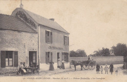 LE  MESNIL  SAINT  DENIS  -  RHODON   -  YVELINES  -  (78)  -  CPA  BIEN ANIMEE   -   MAISON  FREVILLE  -  LE  CARREFOUR - Le Mesnil Saint Denis