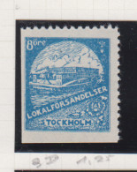 Zweden Lokale Zegel Cat. Facit Sverige 2000 Private Lokaalpost Stockholm Lokalförsändelser 3 Links En Onder Ongetand - Local Post Stamps