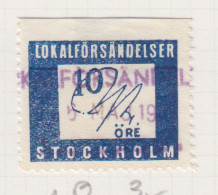 Zweden Lokale Zegel Cat. Facit Sverige 2000 Private Lokaalpost Stockholm Lokalförsändelser 1 Boven Ongetand - Local Post Stamps