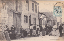 PORCHEVILLE   -   YVELINES  -   (78)  -  CPA  BIEN ANIMEE   -   LE  MARCHE. - Porcheville