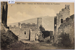 Sion - Tourbillon - Deux Guides à L'intérieur Des Ruines (16'493) - Sion