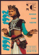 MAISON DES CULTURES DU MONDE 1992 PARIS MUSIQUE DANSE THEATRE - Expositions