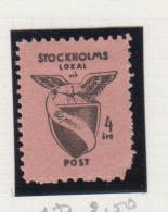 Zweden Lokale Zegel Cat. Facit Sverige 2000 Private Lokaalpost Stockholm Lokal Och Expresspost 1 - Local Post Stamps