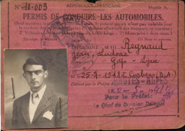 Permis De Conduire Automobiles, Gap, Hautes Alpes, 1941 - Non Classés