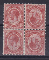 D 783 / AFRIQUE DU SUD / N° 3A BLOC DE 4 TETE BECHE NEUF* - Unused Stamps
