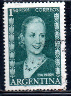 ARGENTINA 1952 1953 EVA PERON 1.50p USED USADO OBLITERE' - Oblitérés