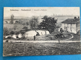 Faulquemont Falkenberg Blaumühl Et Niedbrücke Pont Sur La Nied Et Moulin Bleu 1914 - Faulquemont