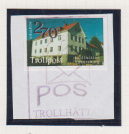 Zweden Lokale Zegel Cat. Facit Sverige 2000 Private Lokaalpost Trollhâttan Trollpost 2 Op Fragment - Local Post Stamps