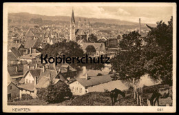 ALTE POSTKARTE KEMPTEN OST ALLGÄU PANORAMA Ansichtskarte AK Postcard Cpa - Kempten