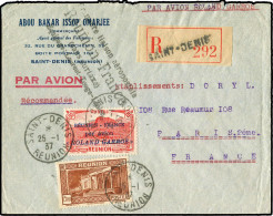 Réunion, 1937, 161,145, Brief - Otros - África