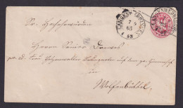 Altdeutschland Preußen Ganzsache K2 Langenweddingen Sachsen Wolfenbüttel - Postal  Stationery