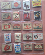 20 Vintage Etiketten Lucifersdoosjes/labels Matchboxes Sigaren /lucifers En Andere Merken.. - Boites D'allumettes - Etiquettes