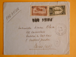 DM6 MAROC    BELLE LETTRE 1932 PAR AVION FEZ  A PARIS  FRANCE   + AFF.   INTERESSANT+ + - Cartas & Documentos