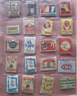 20 Vintage Etiketten Lucifersdoosjes/labels Matchboxes Sigaren /lucifers /margarine/schoensmeer Enz. - Boites D'allumettes - Etiquettes