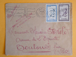 DM6 MAROC  LETTRE  1962 MARAKECH A  BOULOURI FRANCE    + AFF.   INTERESSANT+ + - Marruecos (1956-...)