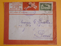DM6 MAROC  LETTRE FM  1924 PAR AVION MOGADOR A PARIS  + AFF.   INTERESSANT+ + - Cartas & Documentos